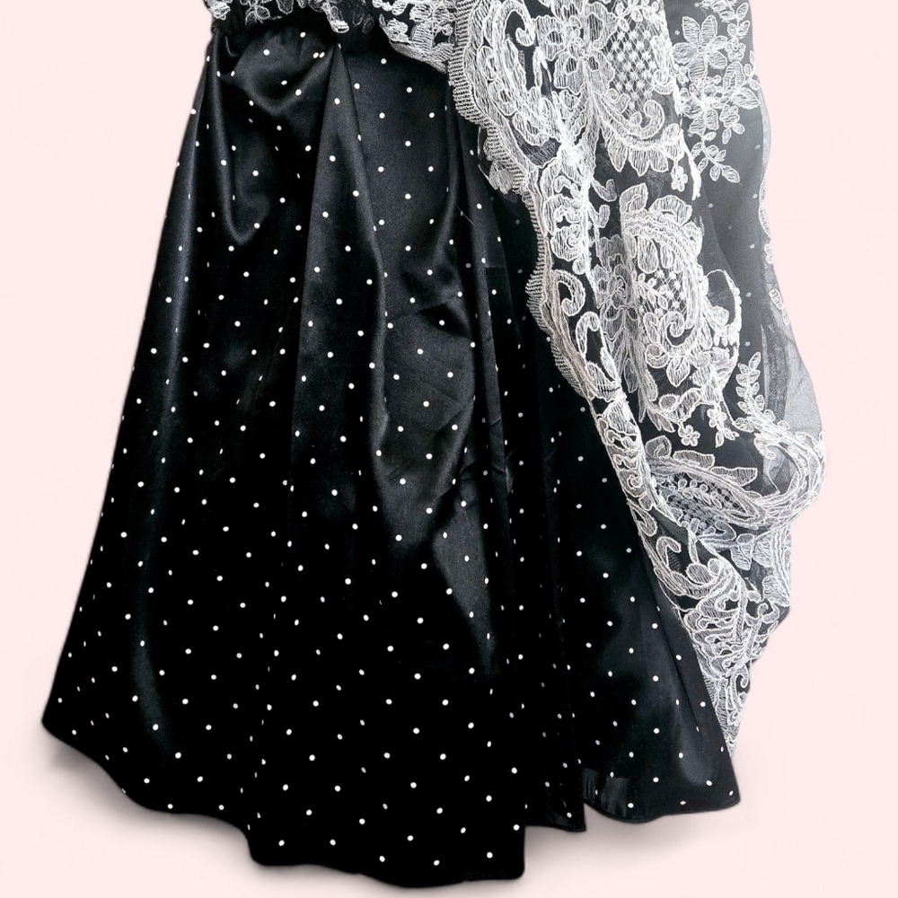 Eliza J Party Dress Overlay Embroidery Bling Wedding Guest Romance Fairy sz 6 - Picture 9 of 14